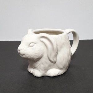 NEW Threshold Figural White Easter Bunny Mug 13.5 OZ Stoneware